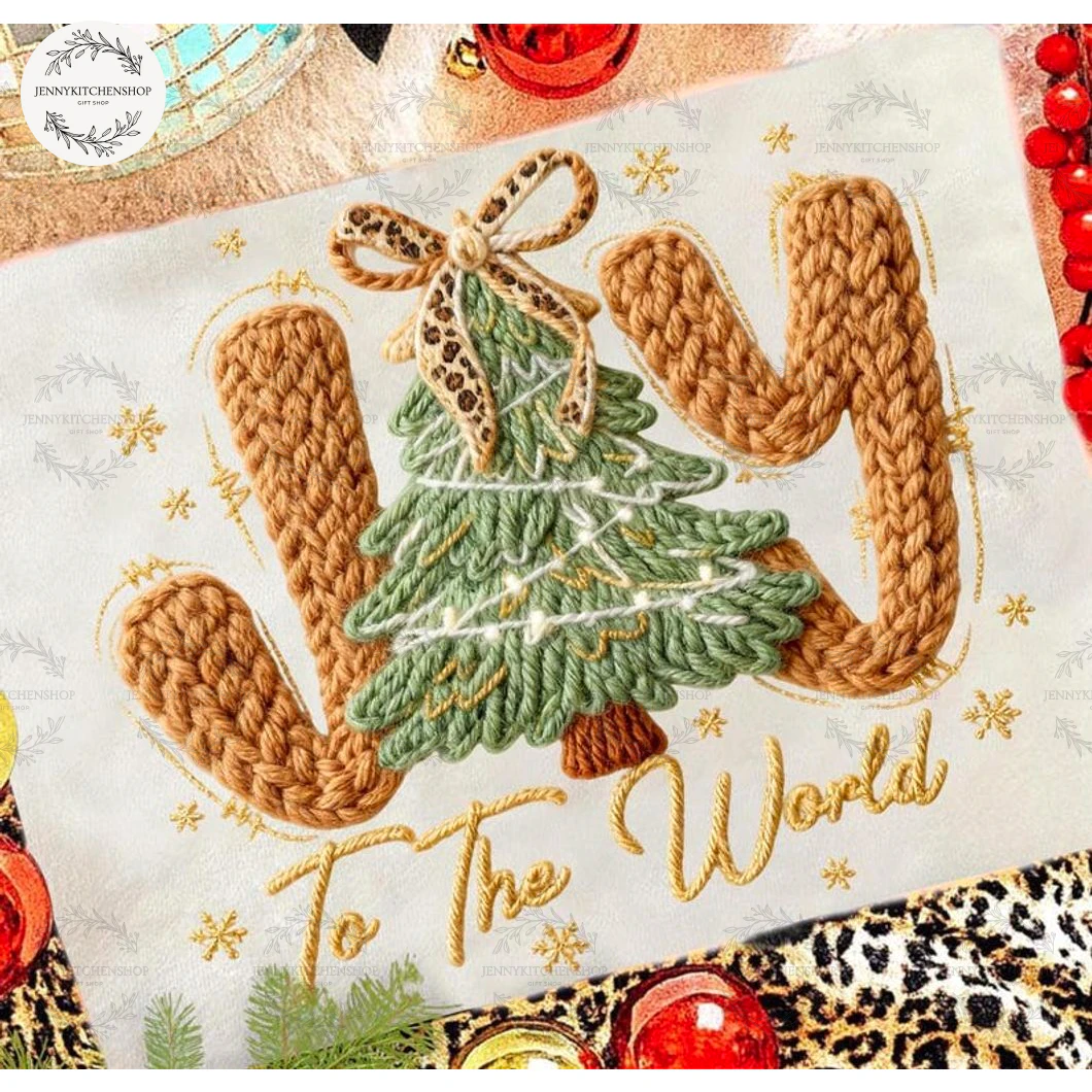 Leopard Jesus To The World Christmas T-Shirt