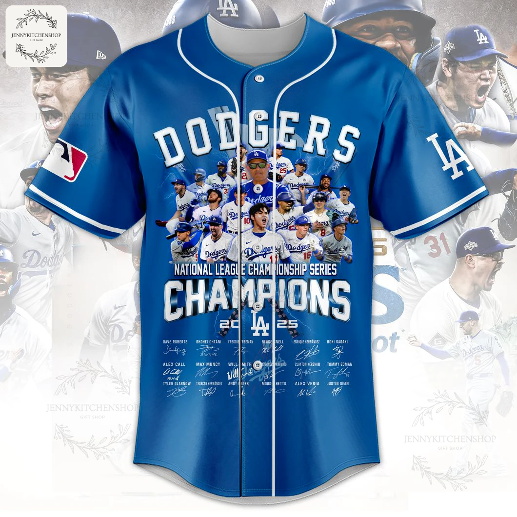 Limited LA Dodgers 2025 NLCS Champions Jersey