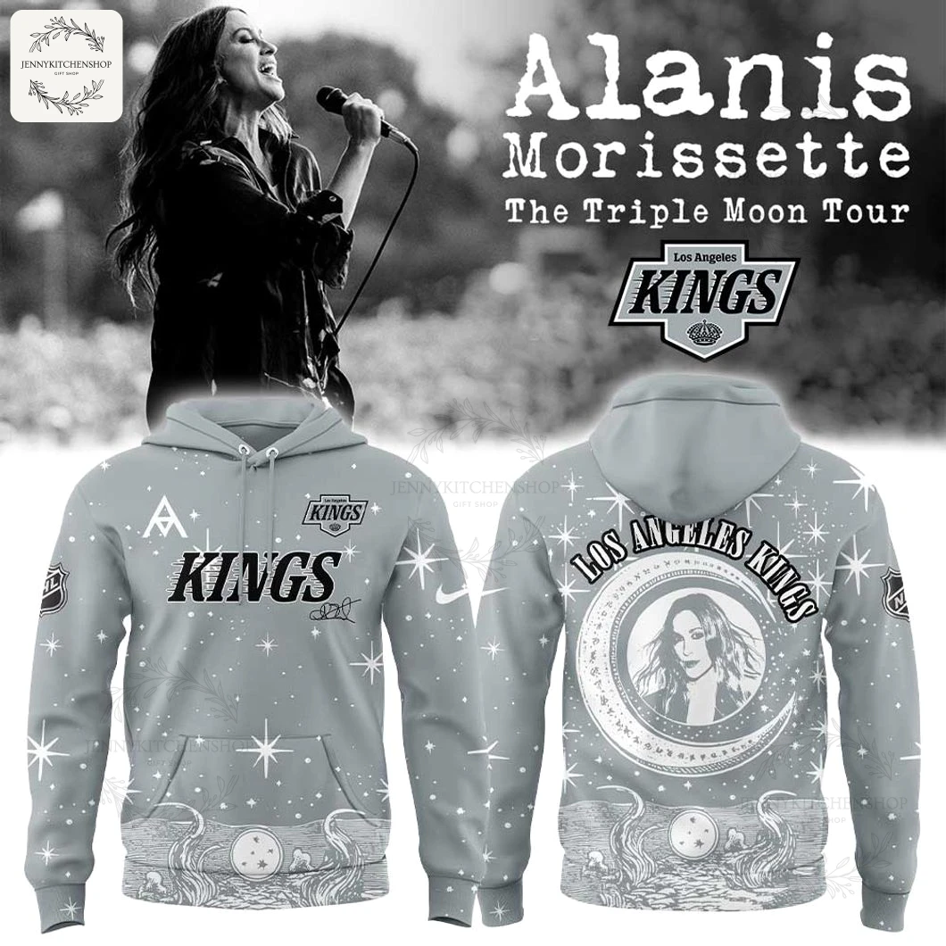 Los Angeles Kings x Alanis Morissette The Triple Moon Tour 2025 Hoodie