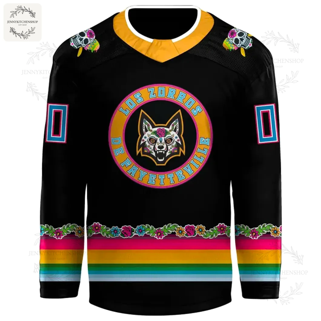 Los Zorros De Fayetteville 2025 Dia de los Muertos Jersey