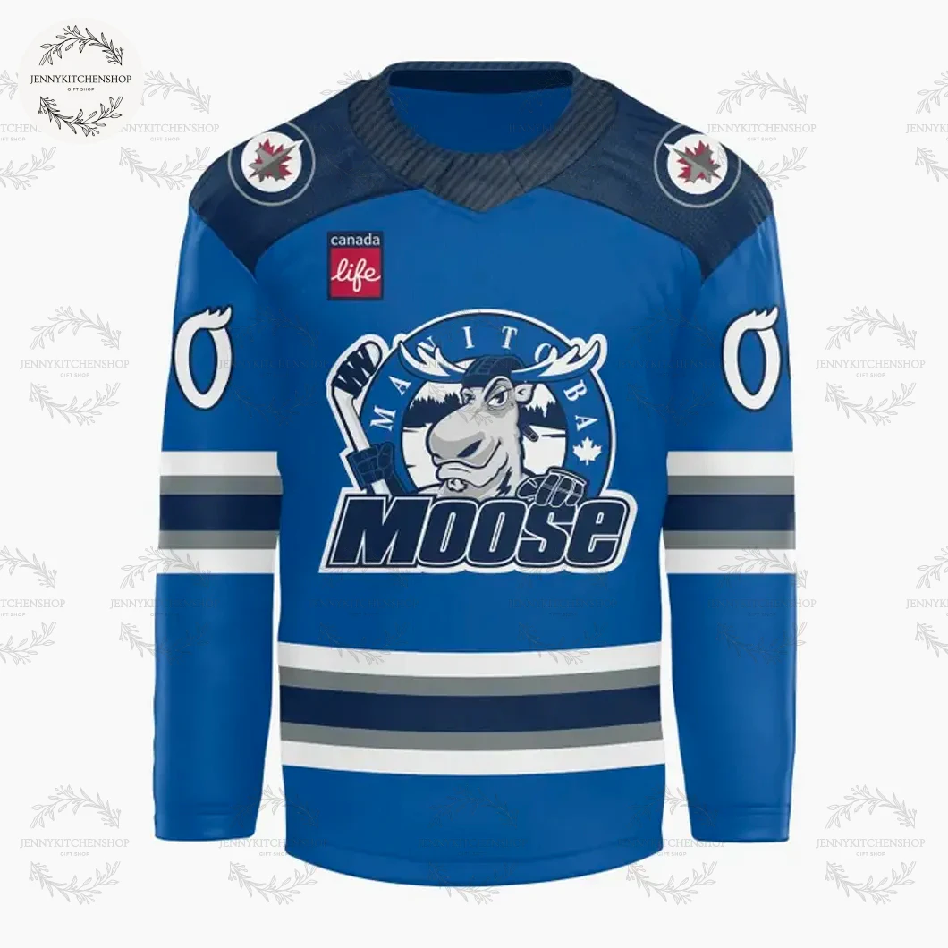 Manitoba Moose 25th Season Celebration Custom Jersey