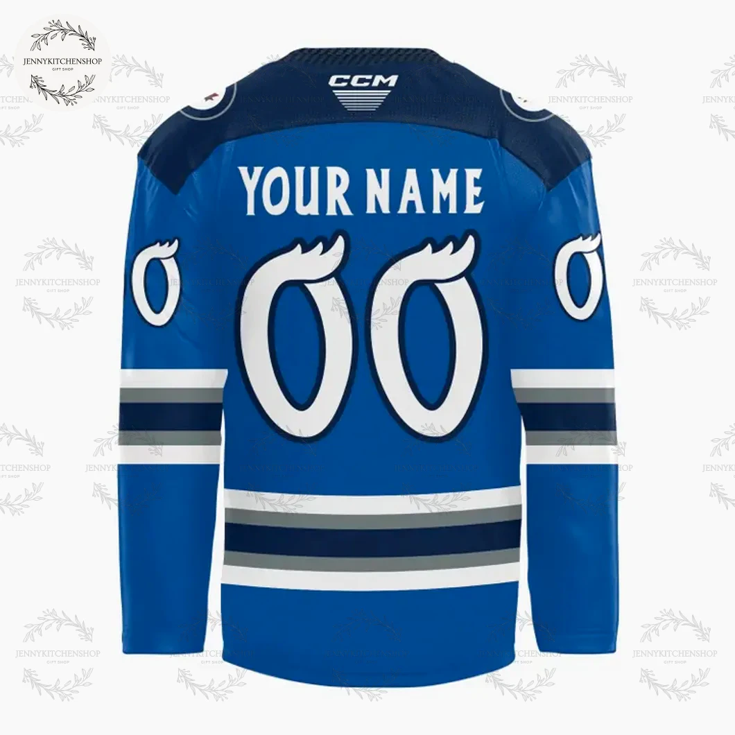 Manitoba Moose 25th Season Celebration Custom Jersey