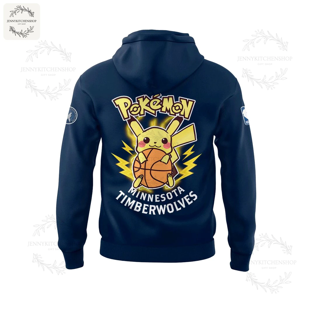 Minnesota Timberwolves x Pokemon Night 2025 Hoodie