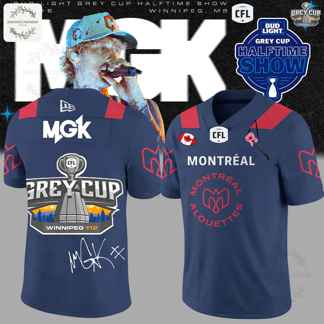 Montreal Alouettes x Machine Gun Kelly MGK Football Jersey