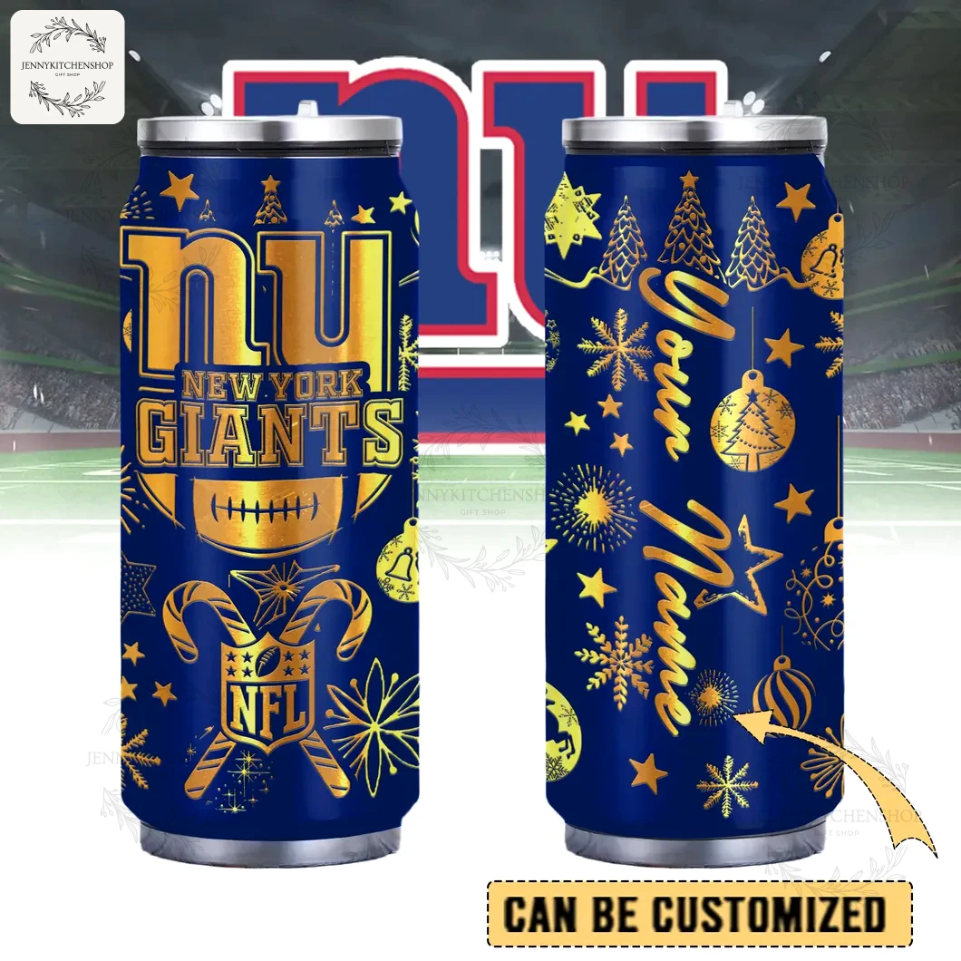 New York Giants x Christmas Can Shaped Tumbler