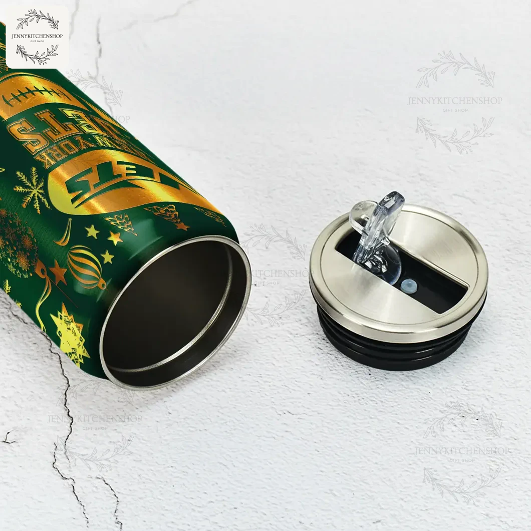 New York Jets x Christmas Can Shaped Tumbler
