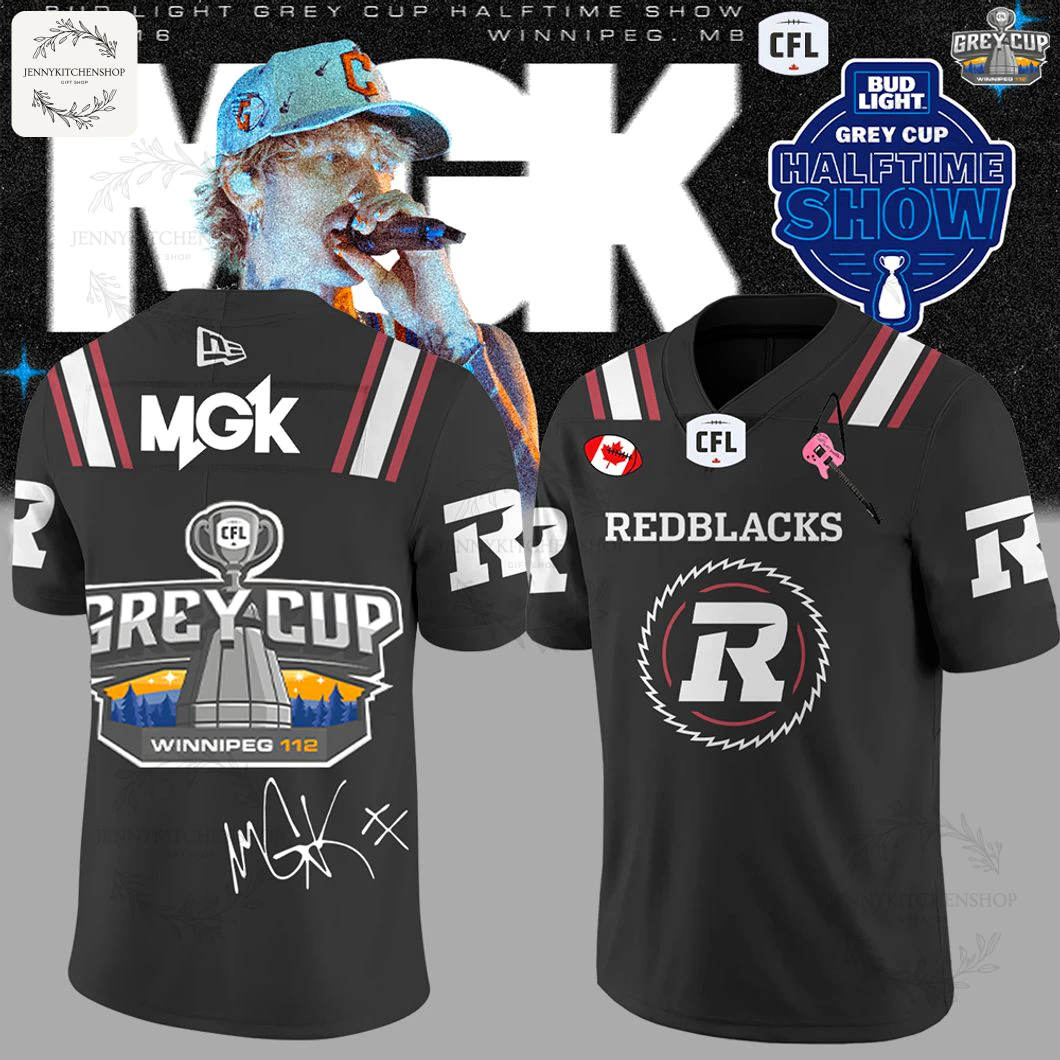 Ottawa Redblacks x Machine Gun Kelly MGK Football Jersey