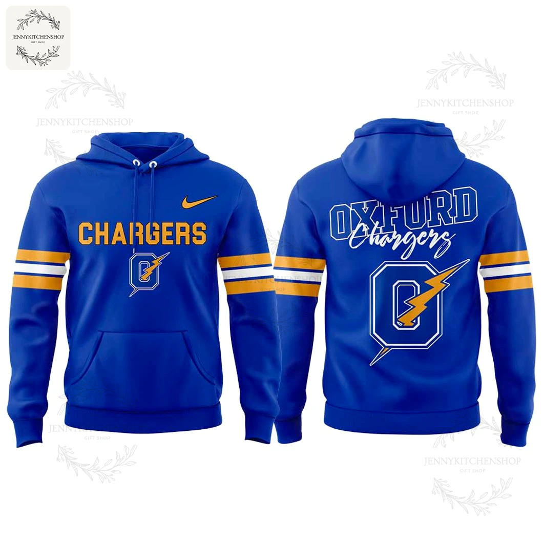 Oxford Charger Blue Uniform Blue Hoodie
