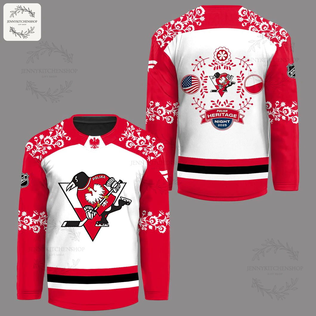 Pittsburgh Penguins Polish Heritage Night 2025 Jersey