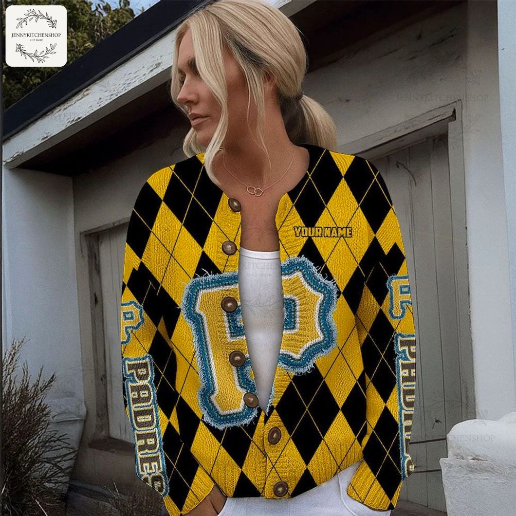 Pittsburgh Pirates For Girt Cardigan Sweater
