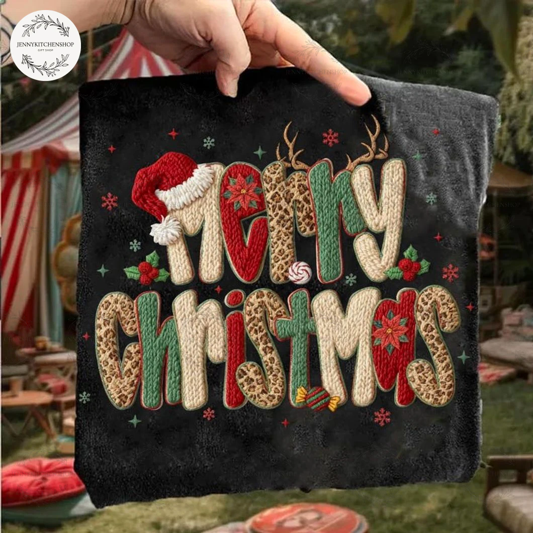 Realistic Yarn Holiday Merry Christmas T-Shirt