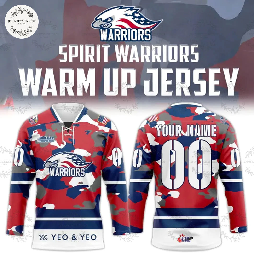 Saginaw Spirit Military Appreciation Jersey