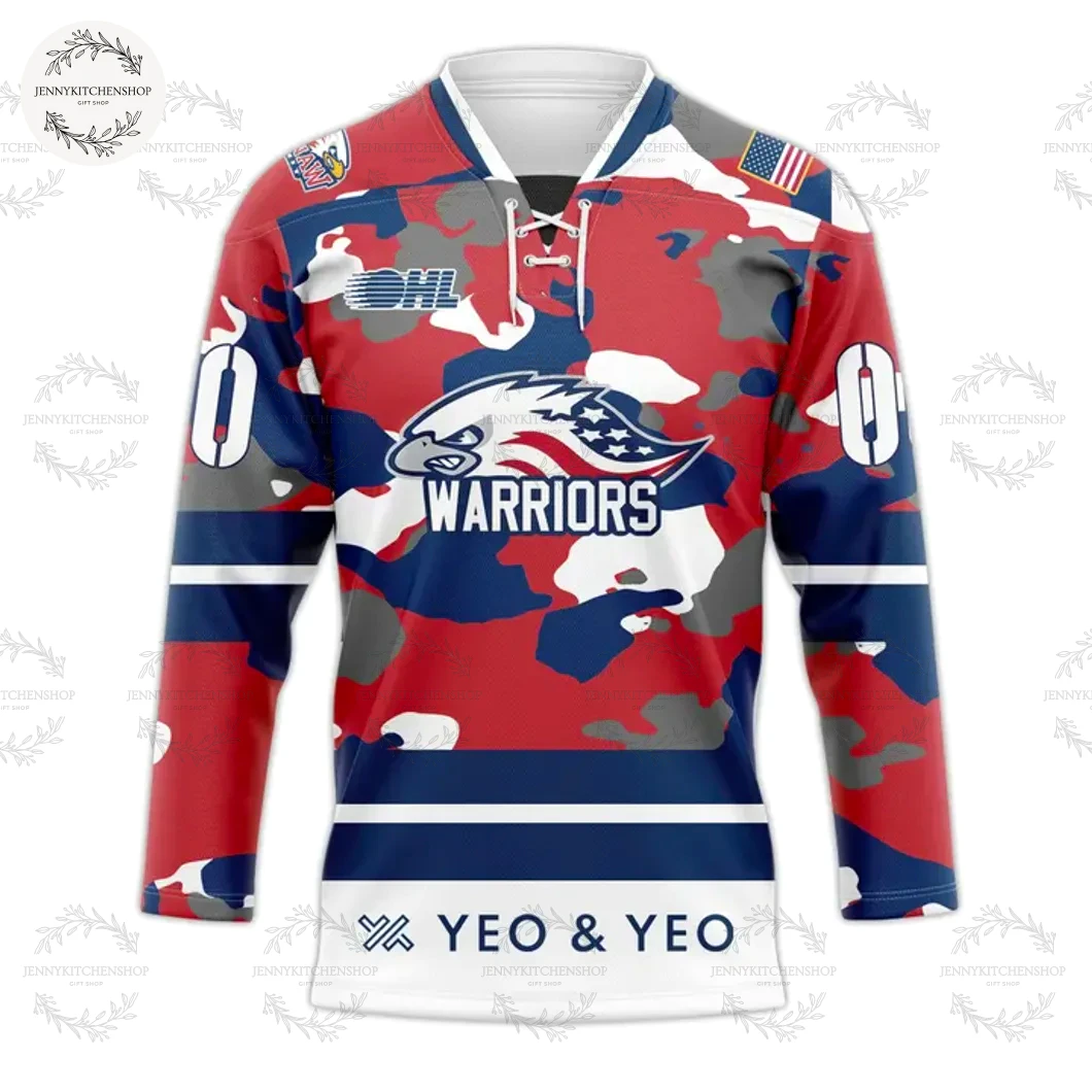 Saginaw Spirit Military Appreciation Jersey
