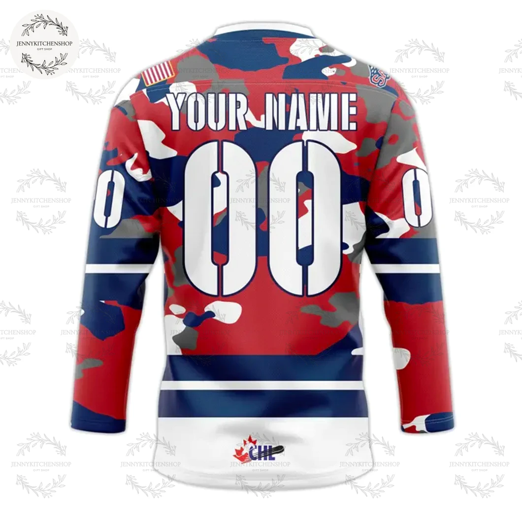 Saginaw Spirit Military Appreciation Jersey