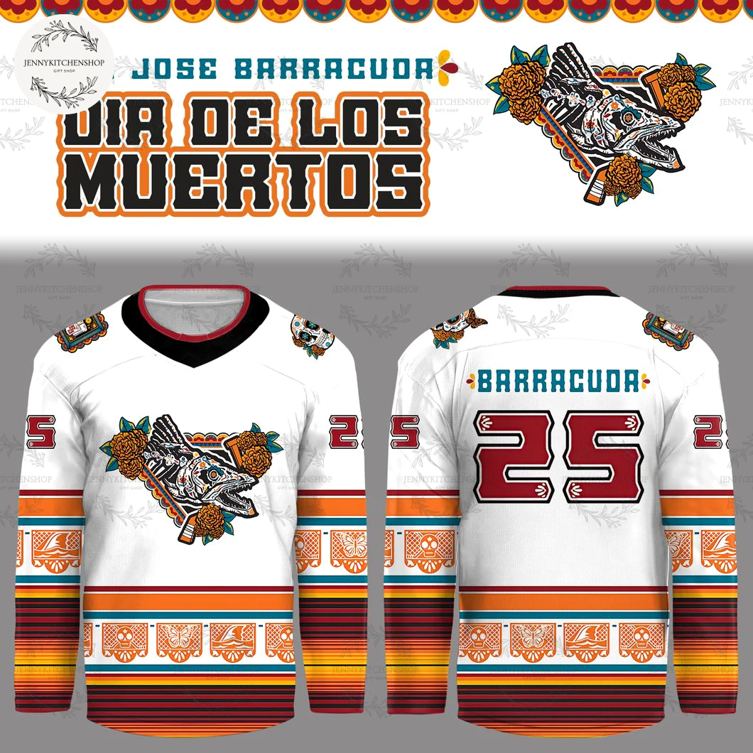 San Jose Barracuda Dia De Los Muertos 2025 Jersey