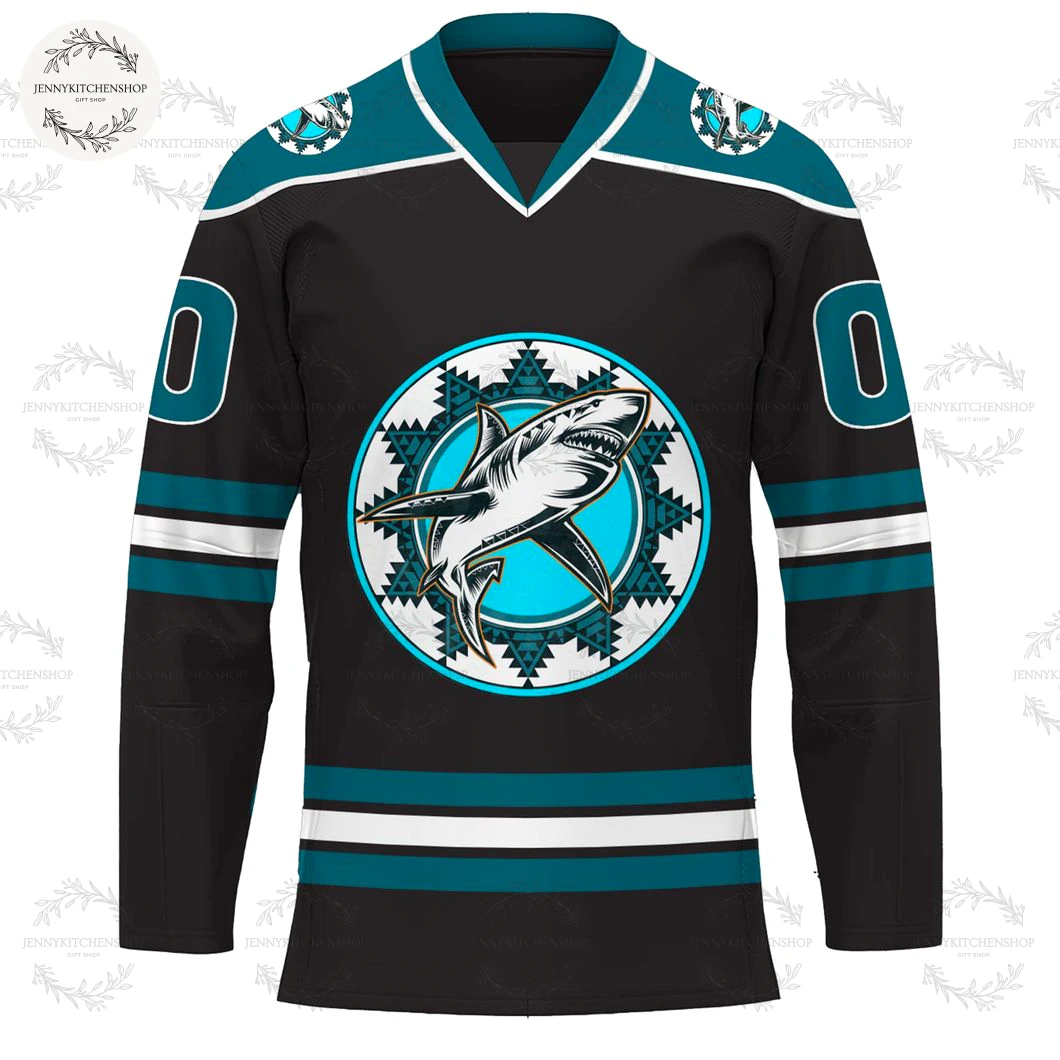 San Jose Sharks Sarah Tang American Heritage Jersey