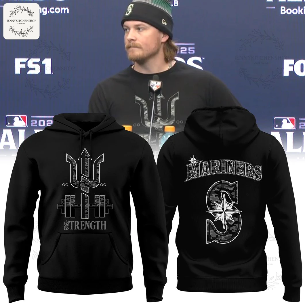 Seattle Mariners Strength Black Shirt