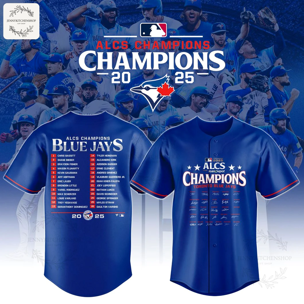 Toronto Blue Jays 2025 American League Champions Jersey