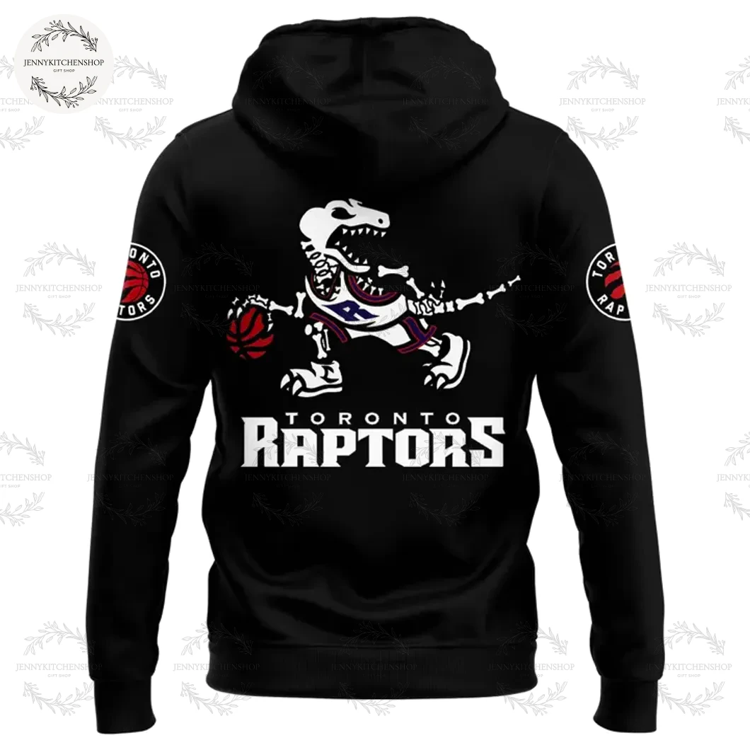 Toronto Raptors Glow Up Halloween Hoodie