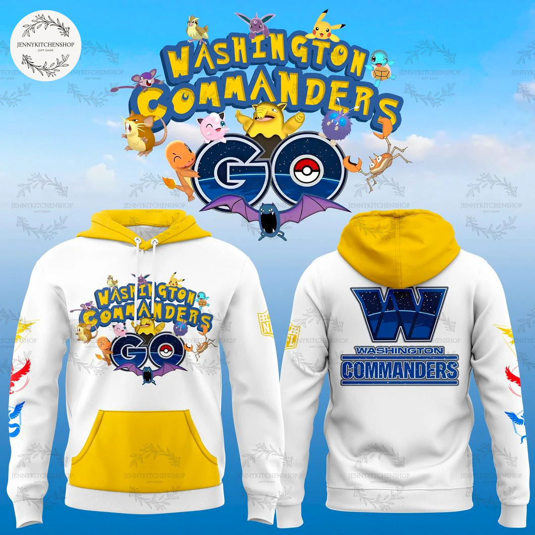 Washington Commanders x Pokémon Hoodie