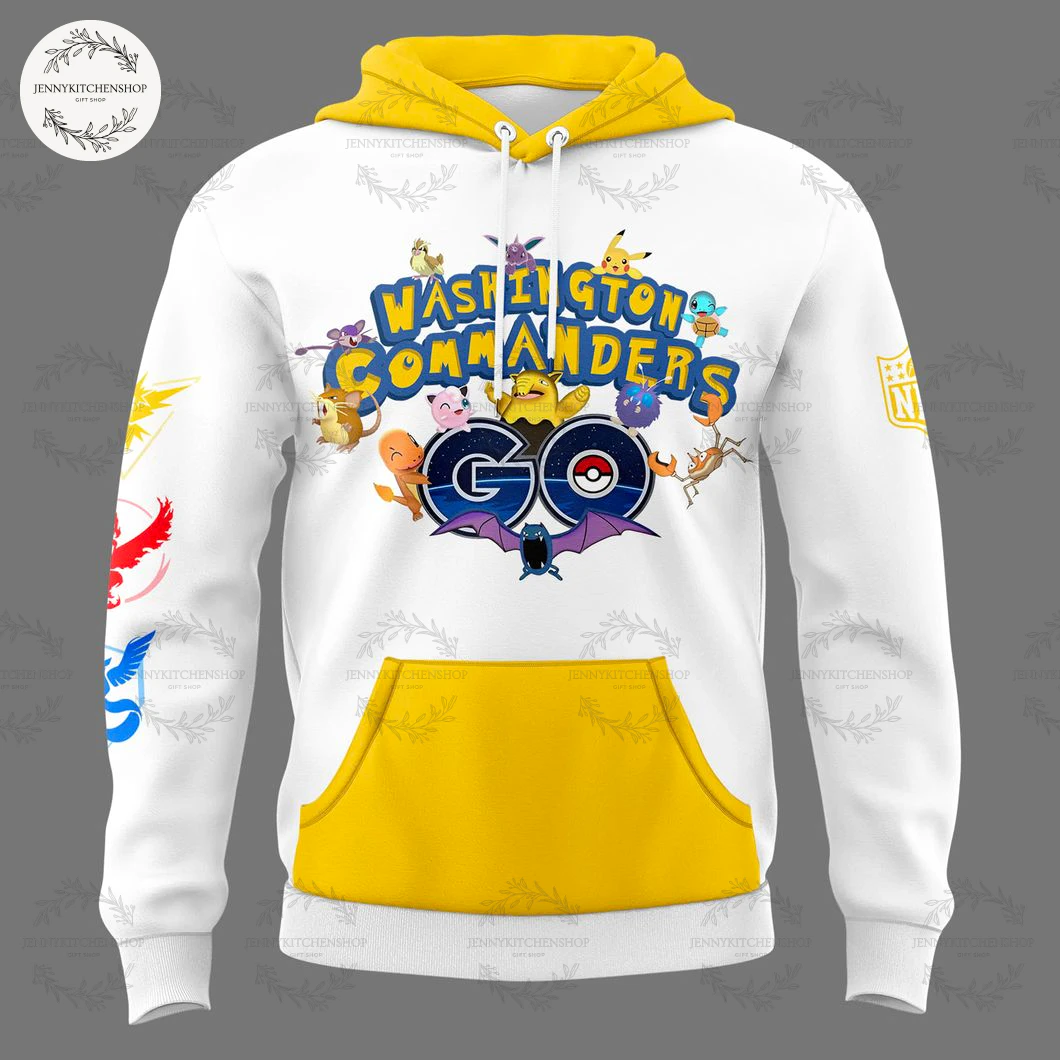Washington Commanders x Pokémon Hoodie