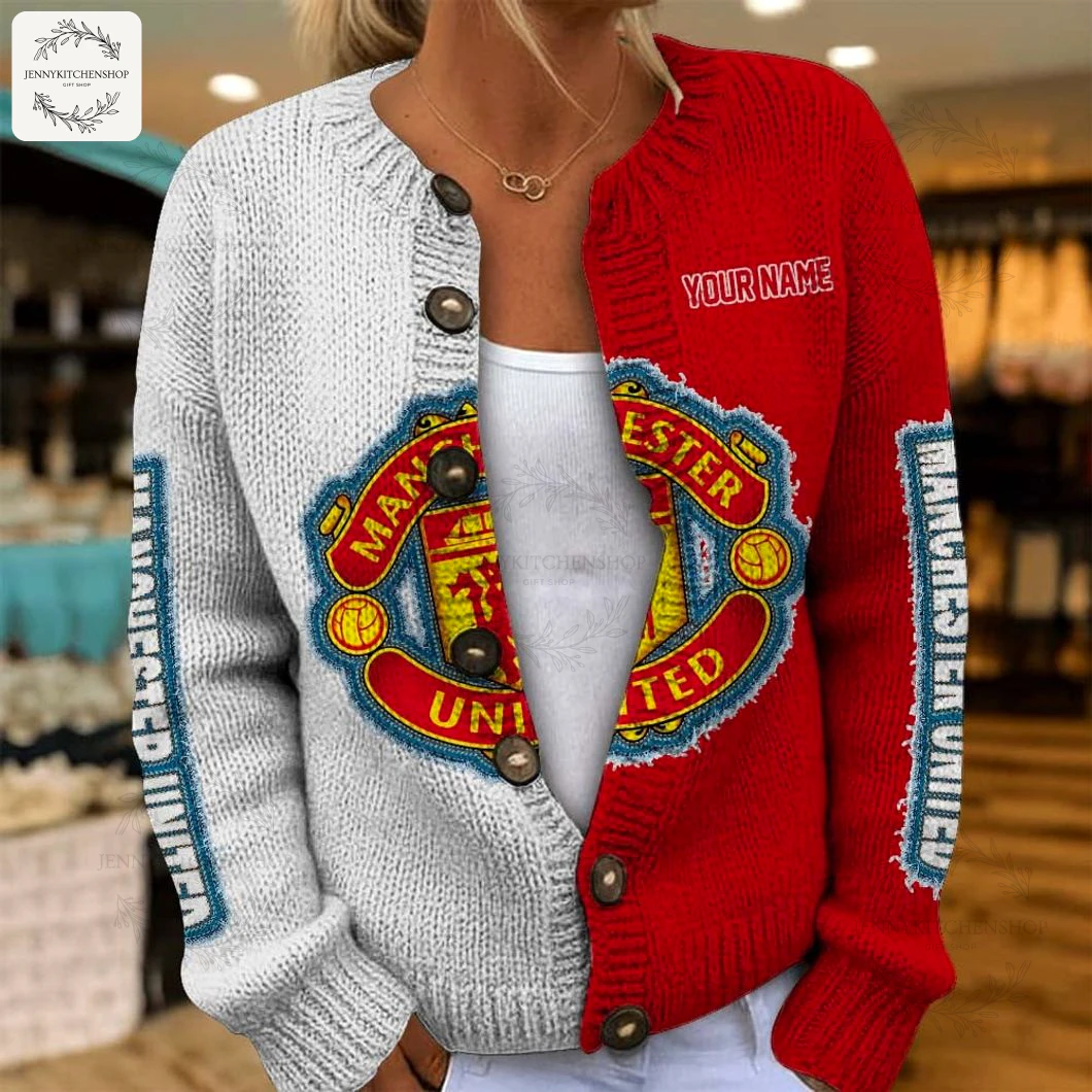 Women's Manchester United Limited Cardigan Sweater
