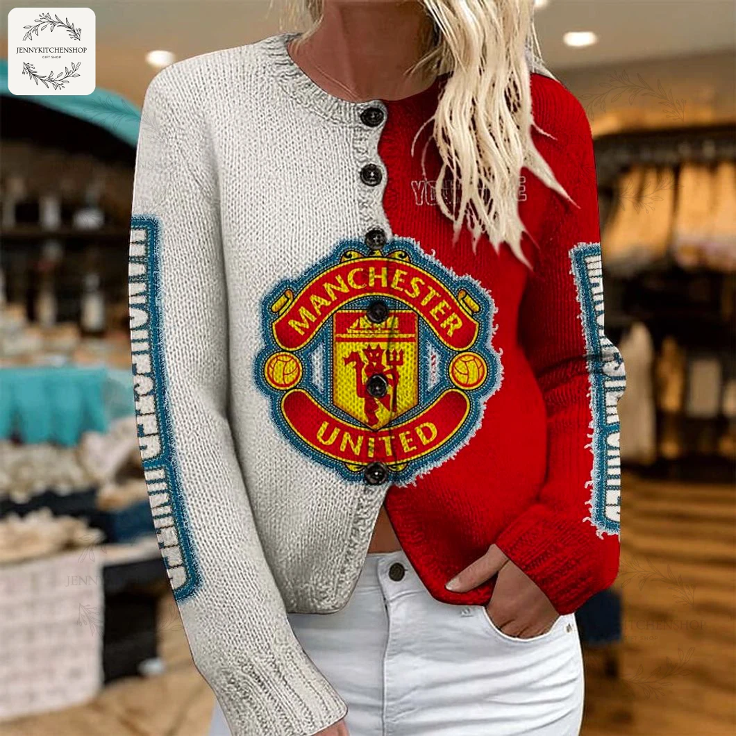 Women's Manchester United Limited Cardigan Sweater