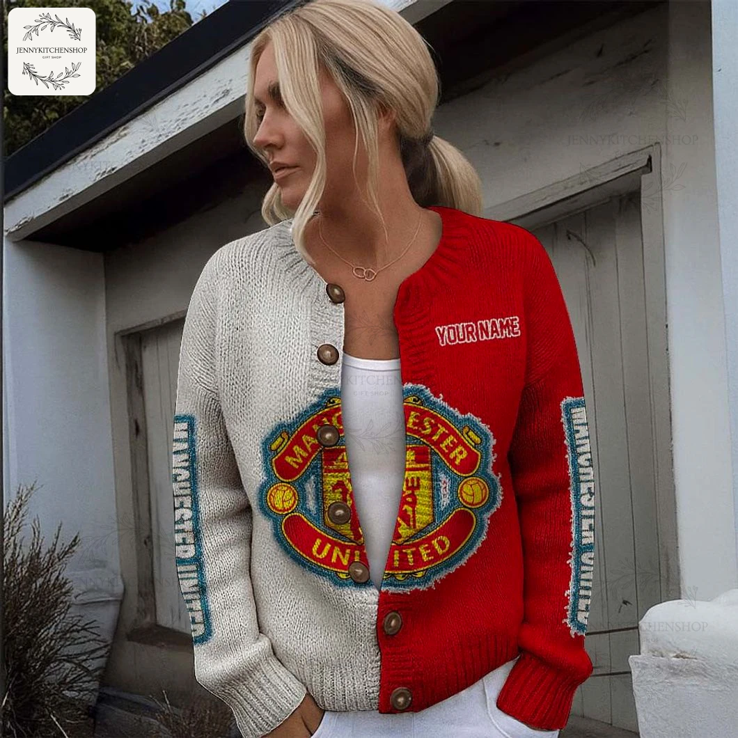 Women's Manchester United Limited Cardigan Sweater