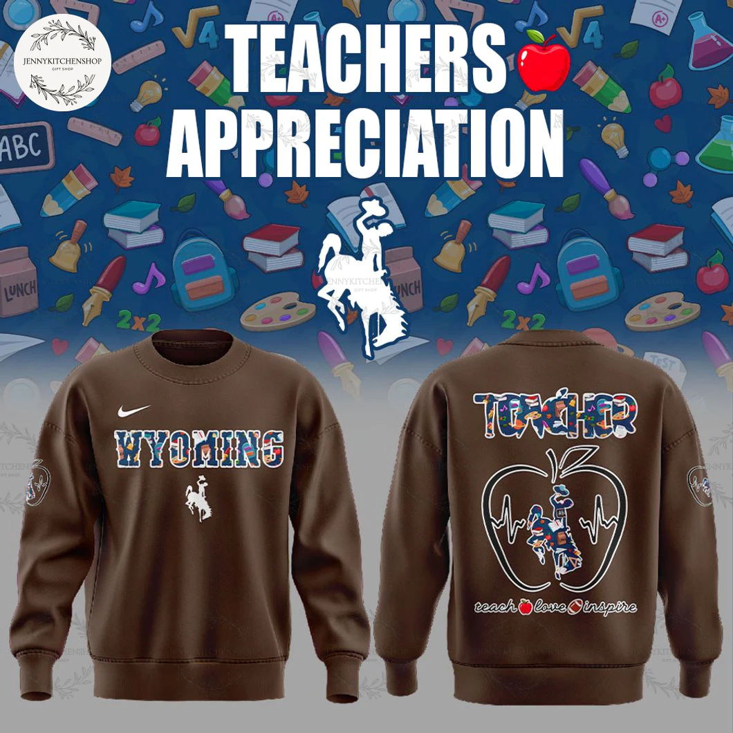Wyoming Cowboy Teachers Appreciation 2025 Limited Hoodie Shirt
