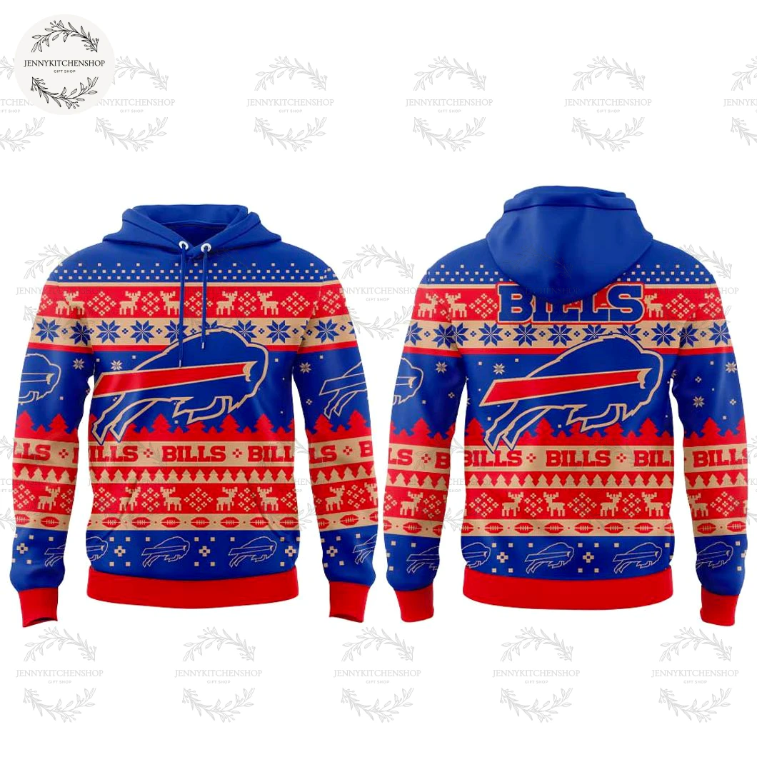 2025 Buffalo Bills Christmas New Edition Hoodie
