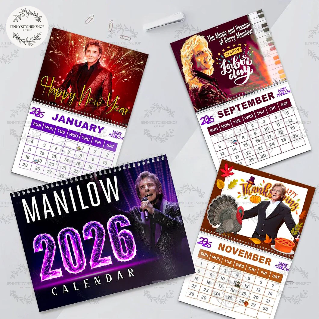 Barry Manilow 2026 Calendar