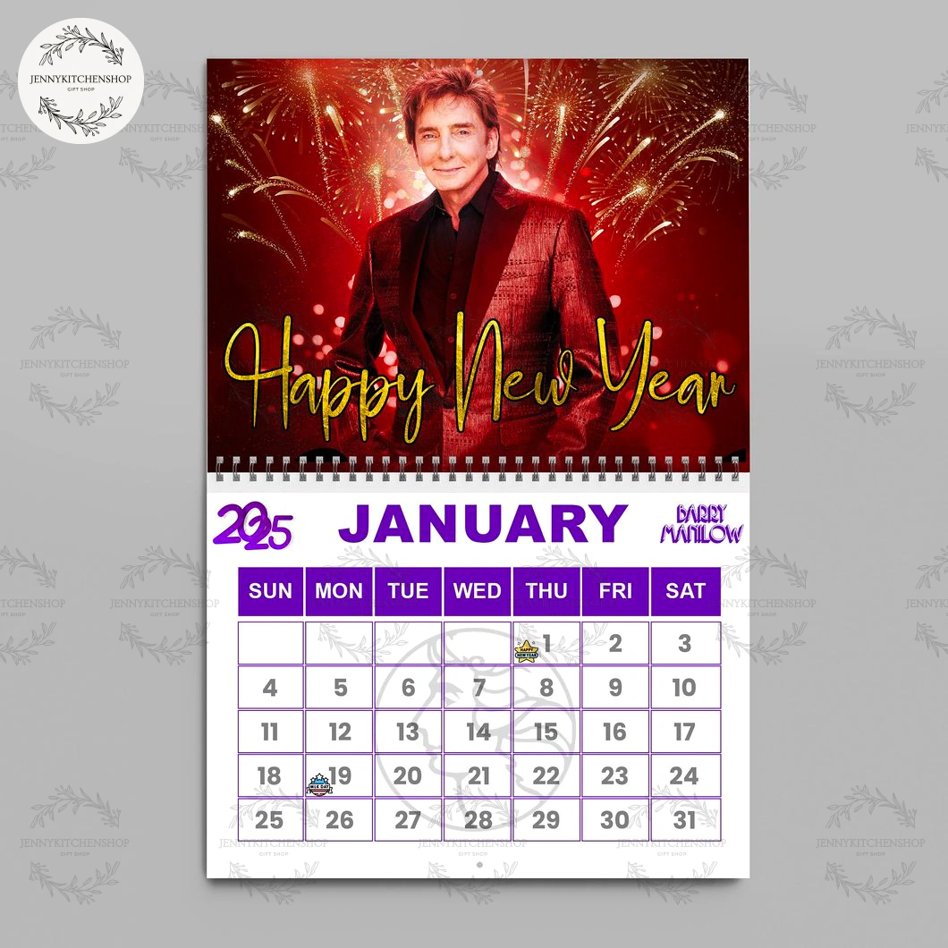Barry Manilow 2026 Calendar