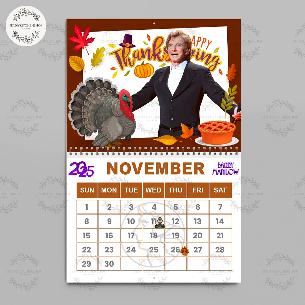 Barry Manilow 2026 Calendar
