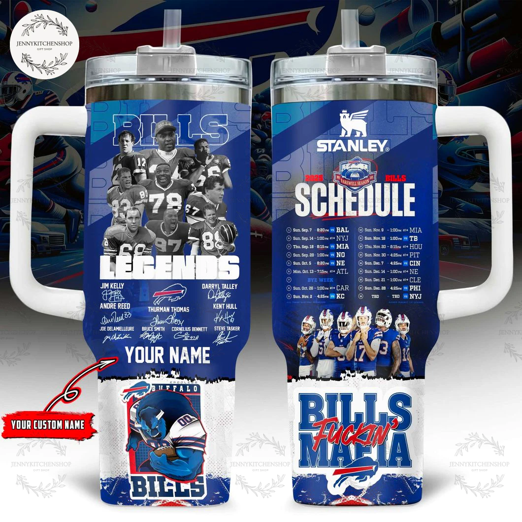 Buffalo Bills Legends Limited Custom Tumbler
