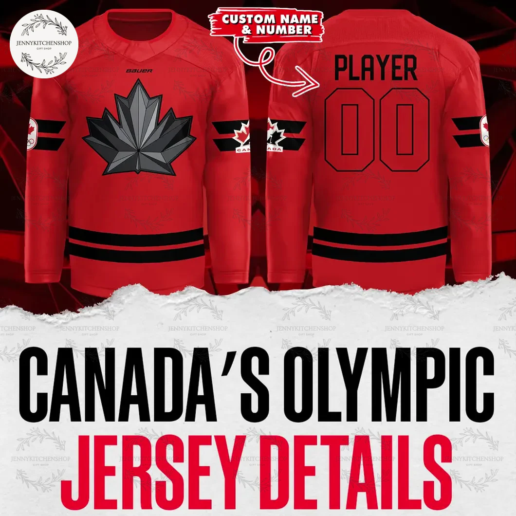 Canada Olympic Limited 2025 Red Hockey Jersey