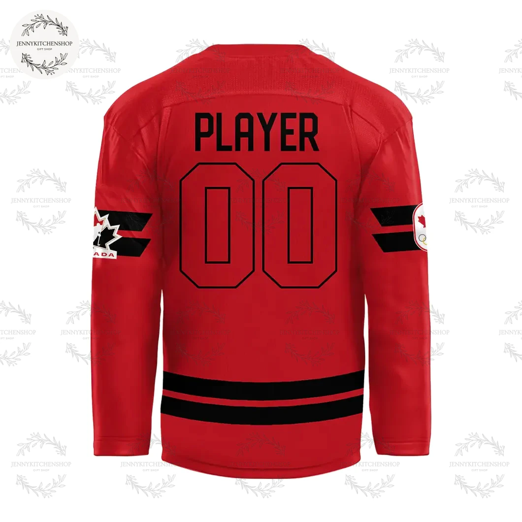 Canada Olympic Limited 2025 Red Hockey Jersey