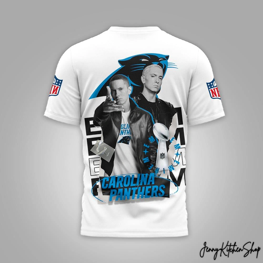 Carolina Panthers x Eminem For Fan 3D Shirt