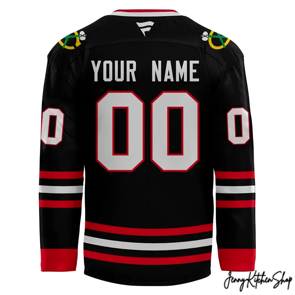 Chicago Blackhawks Back Legendary Black Alternate 2025 Hockey Jersey