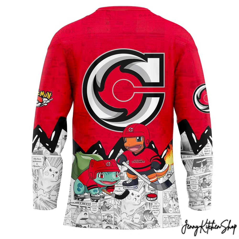 Cincinnati Cyclones x Pokémon 2025 Limited Hockey Jersey