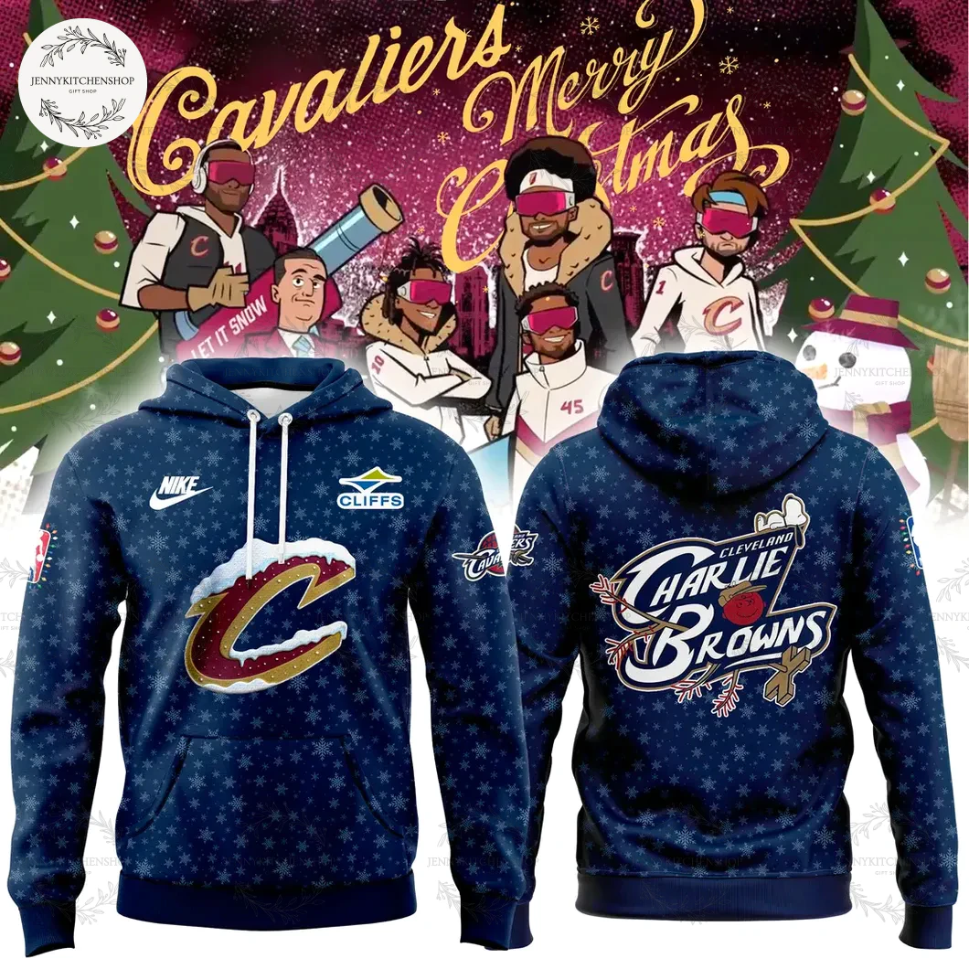 Cleveland Cavaliers 2025 Christmas Day Blue Hoodie