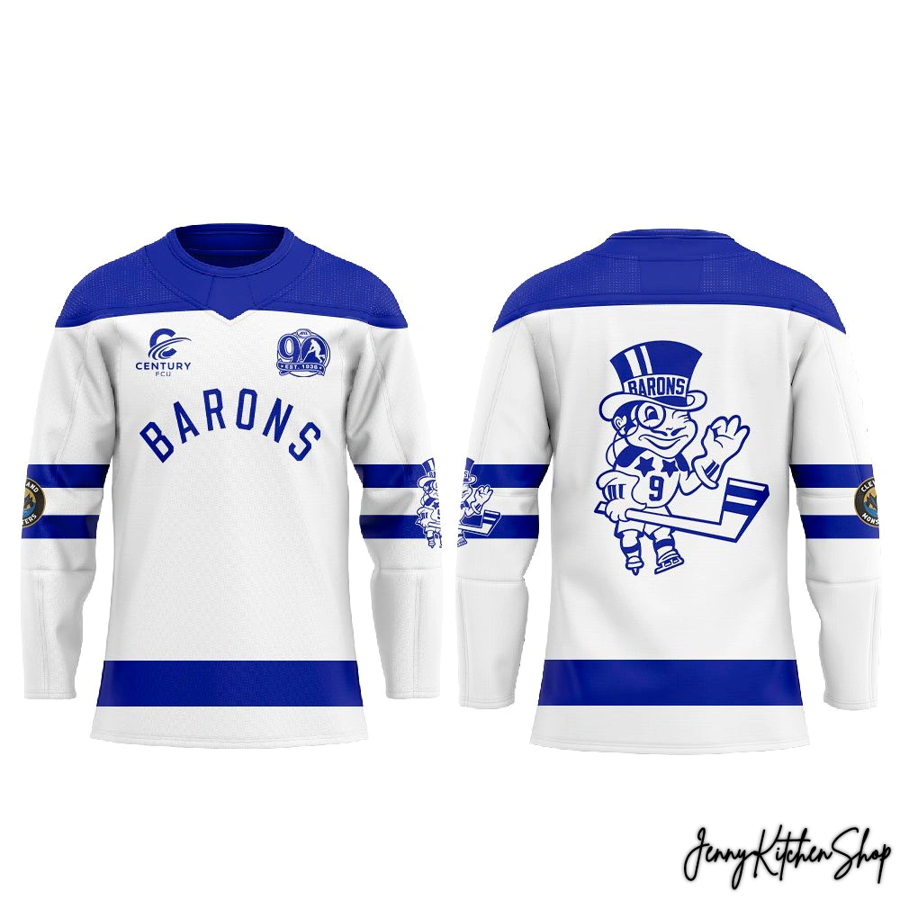 Cleveland Monsters Barons Night 2025 Hockey Jersey