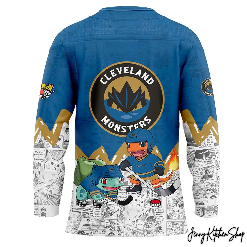 Cleveland Monsters x Pokémon Special Edition Hockey Jersey
