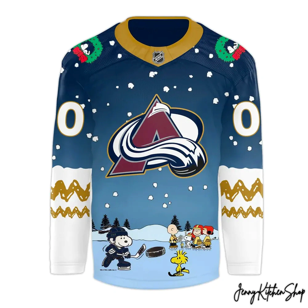 Colorado Avalanche x Peanuts Snow 2025 Hockey Jersey
