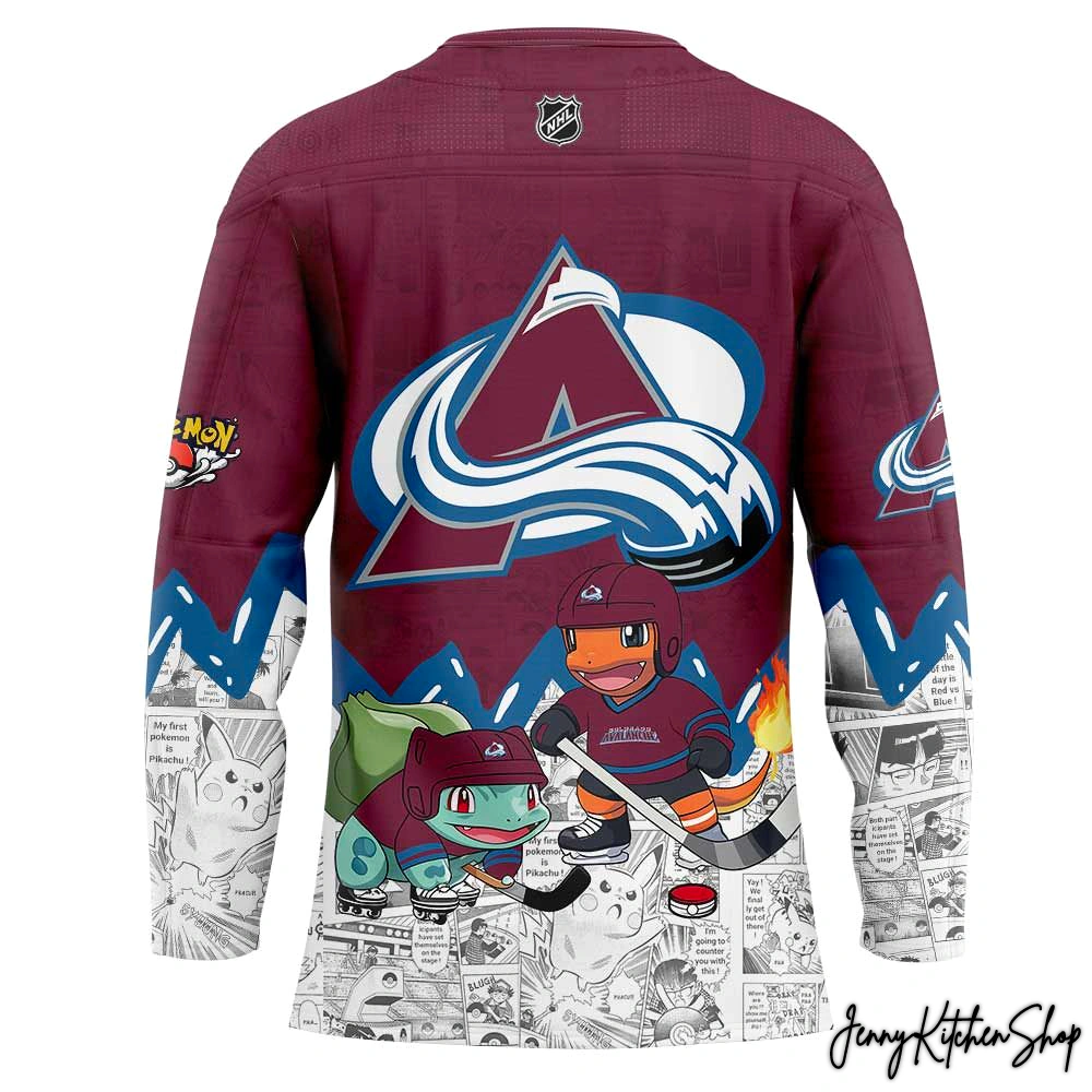Colorado Avalanche x Pokémon 2025 Hockey Jersey