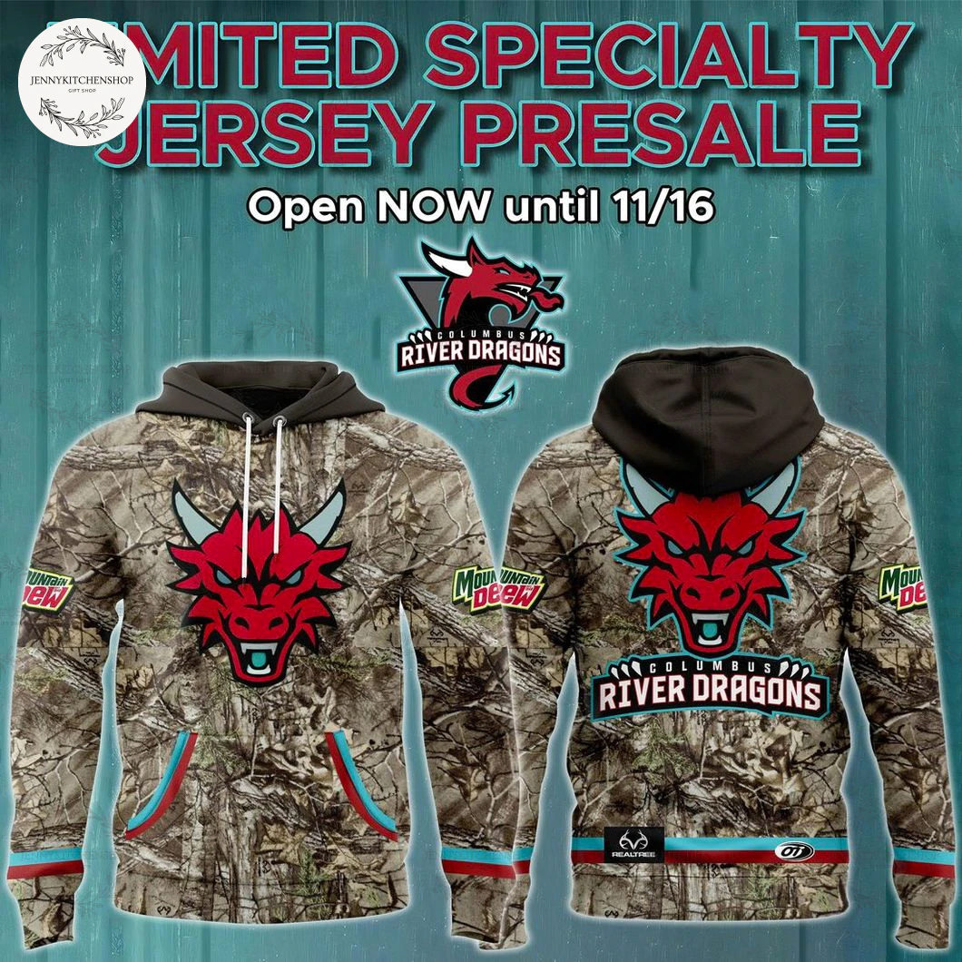 Columbus River Dragons "Outdoors Night" 2025 Special Hoodie