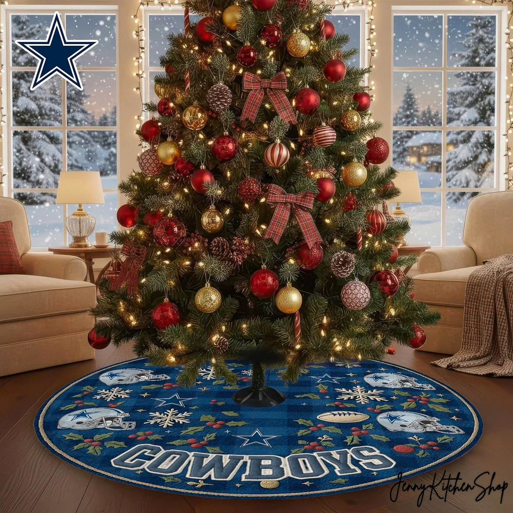 Dallas Cowboys Christmas Tree Skirt
