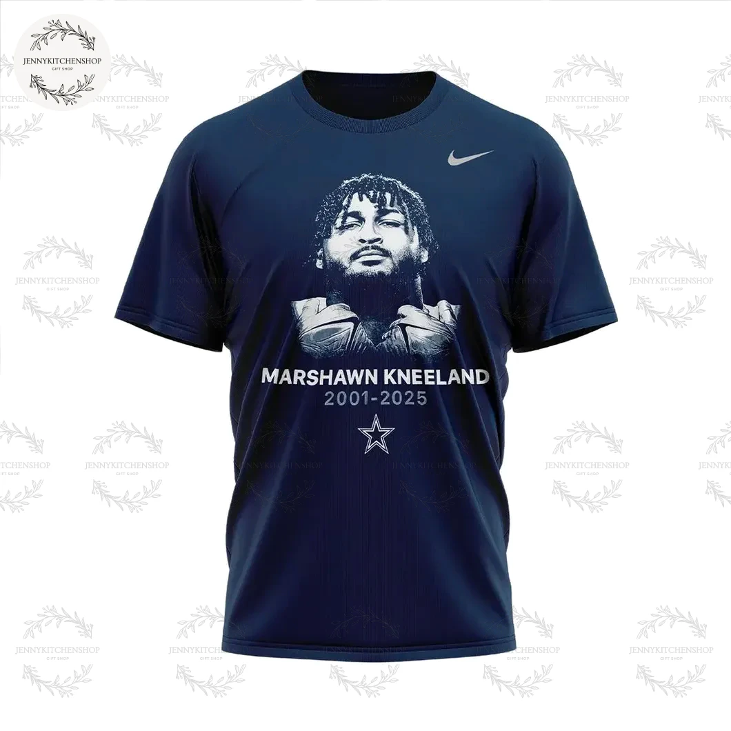 Dallas Cowboys Honoring Marshawn Kneeland 2001-2025 T-Shirt