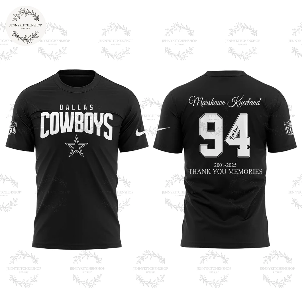 Dallas Cowboys Marshawn Kneeland Thank You Memories 2025 T-Shirt, Hoodie