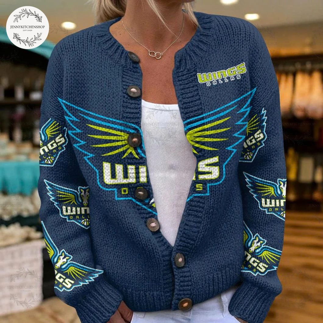 Dallas Wings Girl Fans New Cardigan Sweater