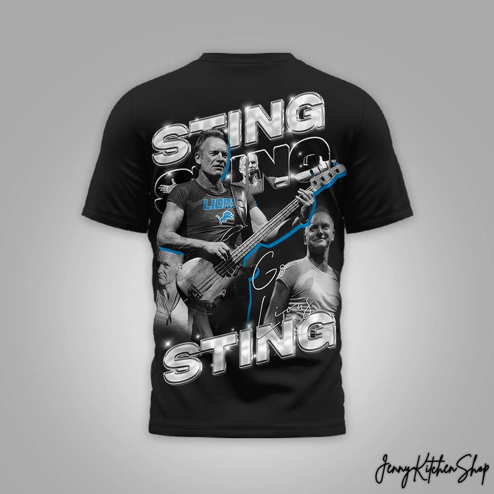 Detroit Lions x Sting Go Lions 3D T-Shirt